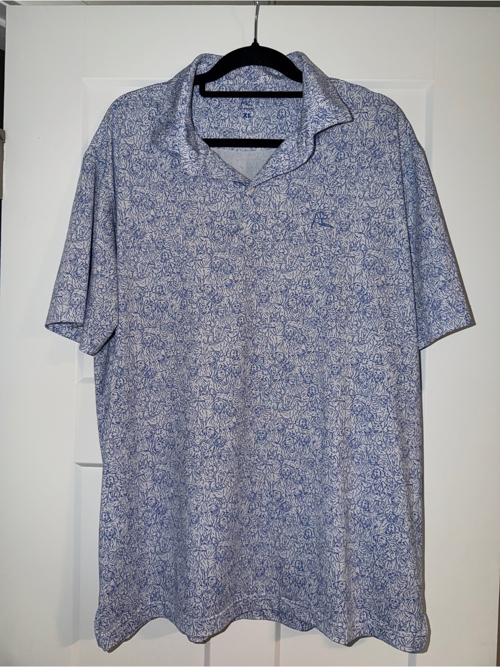 Rhoback Light Blue “Man’s Best Friend” Polo